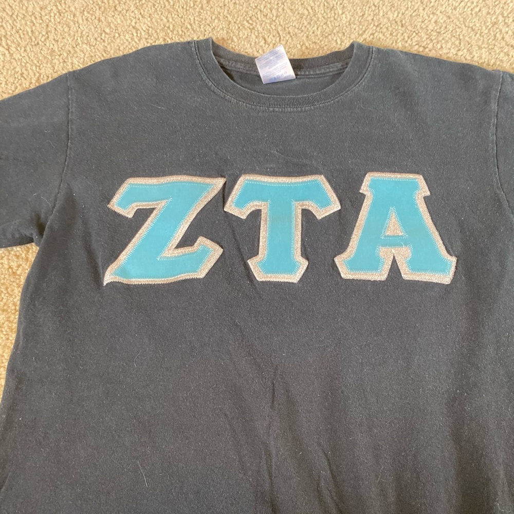 ZTA letter shirt